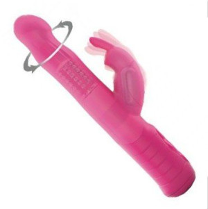 Wibrator Z Rotacją Stymulator Lechtaczki 22 Cm