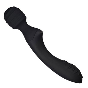 Wibrator 2 Silniki Sex Zabawka Masażer Dwustronny Black