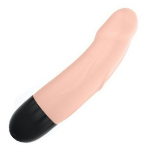 Wibrator Gruby Sex Masażer 10 Funkcji 16 Cm Cielisty