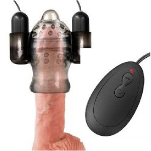 Masturbator Masażer Prącia 2x Wibrator 20fun PILOT