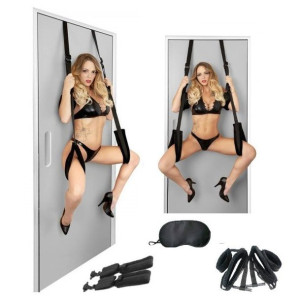 Sex Huśtawka Na Drzwi Uprząż + Maska Bdsm