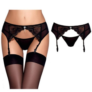 SEX Pas do Pończoch i Stringi L/XL BIELIZNA EROTYCZNA