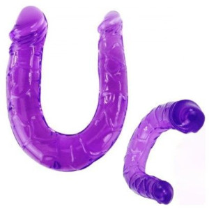 Podójne Dildo Penis Do Zabaw Solo I Dla Par 29 Cm