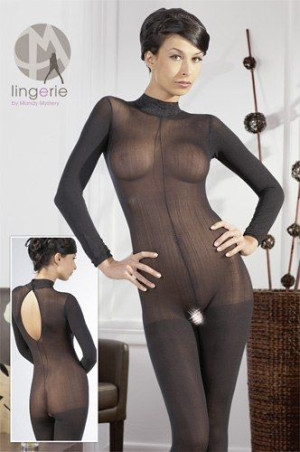 Sex Bielizna Catsuit With Lace Collar M/l Erotyczn