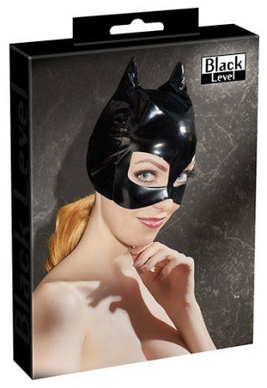 Vinylowa Maska Kota S-l Sex Bdsm