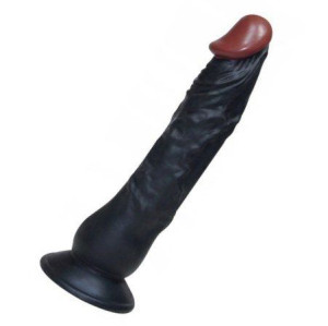 Dildo 23 Cm Penis Z Przyssawką Czarny