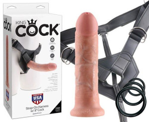 Realistyczne Dildo Z Przyssawką Strap On Uprząż