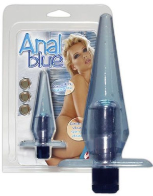 KOREK ANALNY PLUG WIBRATORAnalny - Blue