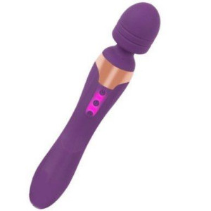 Dwustrny Wibrator 2 Silniki Cyper Penis Dildo