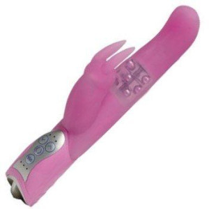 Wibrator Rotacyjny Dildo + Króliczek Cyperpenis