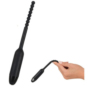 Dilator Wibrator z koralikami Masażer Penisa