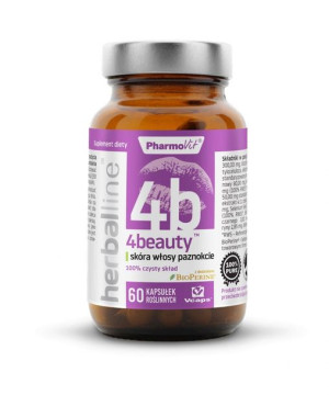 Skóra Włosy Paznokcie Herballine 4beauty 60 Kaps