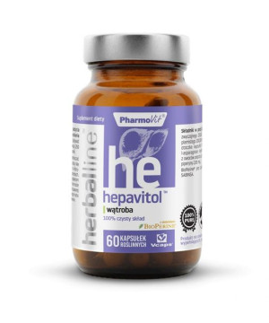 Suplement Zdrowa Wątroba Herballine Hepavitol 60kaps