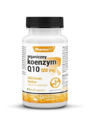 Koenzym Q10 Organiczny 120mg 60 Kaps Suplement