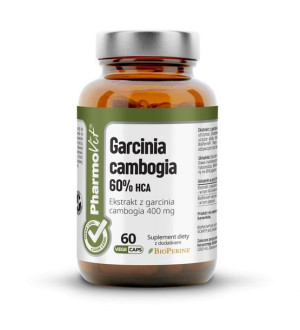 Ekstrakt Z Garcinia Cambogia 60% Hca 60 Kaps