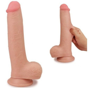 DWUWARSTWOWE DILDO SKINLINE 23cm Penis Lovetoy