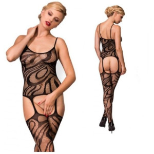 SEX Bodystocking Body uni S/M/L BIELIZNA EROTYCZNA Zebra
