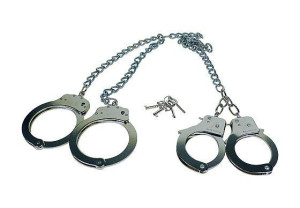 Kajdanki Miłości Chromowane Sex Bdsm