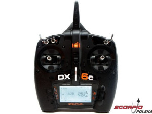 Spektrum DX6e DSMX Mode 1-4 sam nadajnik
