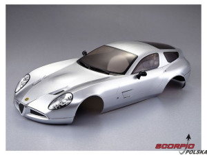 Killerbody karoseria 1:10 Alfa Romeo TZ3 Corsa srebrna