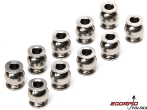 Axial czop kulowy 8x7mm (10): RBX10