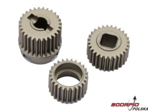 Axial metalowe koła zębate mostu: SCX10III