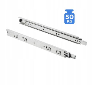 Prowadnica kulkowa PRO H-45, L-600 - Pełny wysuw!