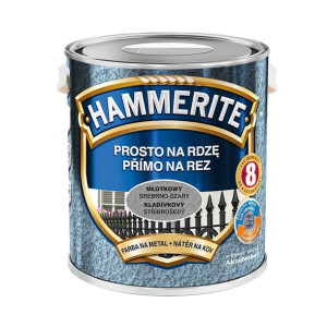 Hammerite Farba Na Rdzę Młotkowy Srebrno-Szary 2,5L