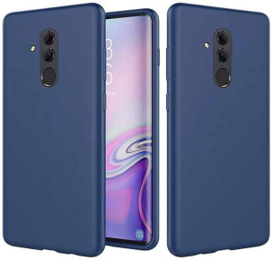 Etui HUAWEI MATE 20 LITE Back Żel Matt granatowe