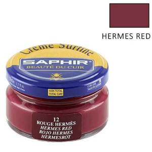 Saphir BDC Creme Pommadier Hermes red Krem do skóry nr 12 Jaskrawo czerwony