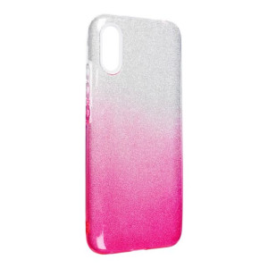 Futerał Forcell SHINING do XIAOMI Redmi 9A / 9AT transparent/róż