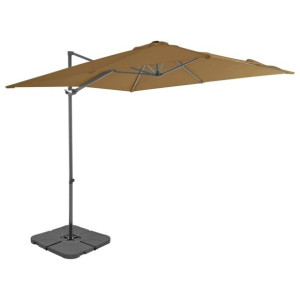 Lumarko Parasol ogrodowy z przenośną podstawą, taupe