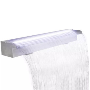 VidaXL Fontanna do oczka lub basenu, z oświetleniem LED, 90 cm