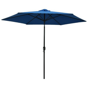 VidaXL Parasol ogrodowy na metalowym słupku, 300 cm, lazurowy