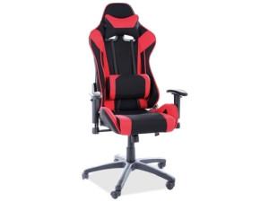 Fotel Obrotowy Viper Czarny/czerwony
