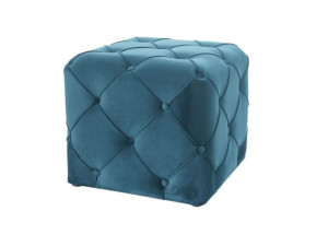 Puf Aviva K Velvet Turkusowy Bluvel 85/ Wenge