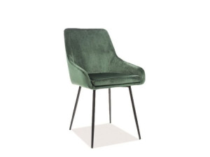 Krzesło Albi Velvet Czarny Stelaż/zielony Tap.119