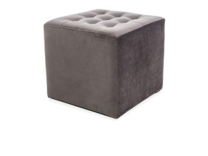 Puf Lori Velvet Szary Bluvel 14