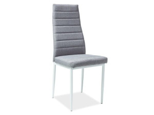 Krzesło H266 Biały Stelaż/szary Tap.06