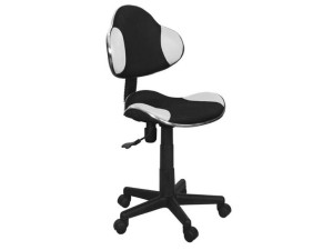 Fotel Obrotowy Q-g2 Czarno/biały (materiał - Membrana)