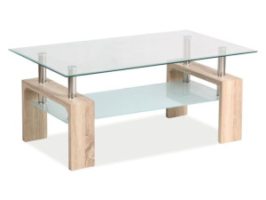 Ława Lisa Basic Ii Transp./dąb Sonoma 100x60x55