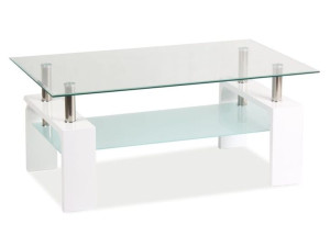 Ława Lisa Basic Ii Transp./biały Lakier 100x60x55