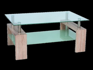 Ława Lisa Ii Transp./dąb Sonoma 110x60x55