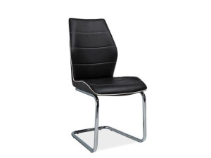 Krzesło H331 Chrom/czarny