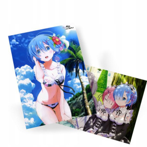 Plakat A3 Anime Manga Re Zero Re:Zero DUŻY WYBÓR