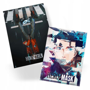 Plakat A3 Hero Mask Manga Anime DO WYBORU