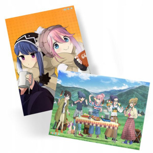 Plakat A3 Yuru Camp Laid-Back Camp DO WYBORU