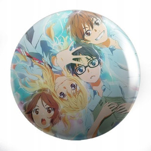 Przypinki Anime Shigatsu wa Kimi no Uso DUŻY WYBÓR