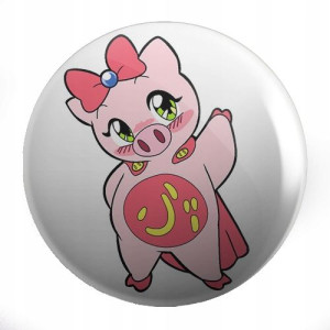 Przypinki Anime Super Świnka DUŻO WZORÓW