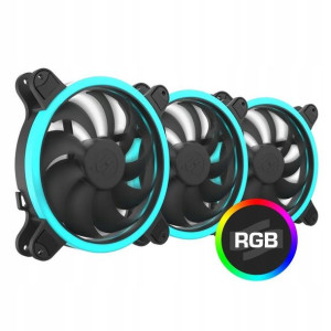 Wentylator SilentiumPC HP Corona RGB 140mm 3-pack